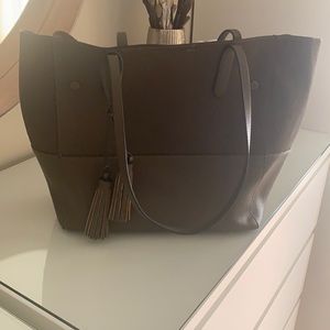 Women’s Brown Suede Shoulder Bag
